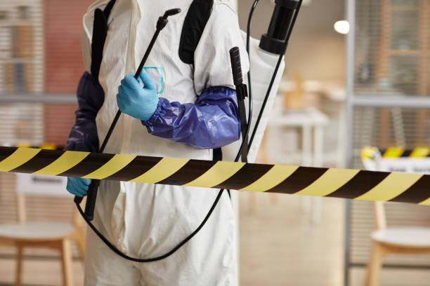 Professional Biohazard Cleanup technician working in Utica, MI